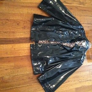 Patent Leather Rain Jacket